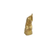 Hindu God Ganesha Mini Brass Statue 