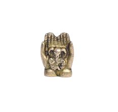 Brass Statue Of Ganesha in Hands Statue 