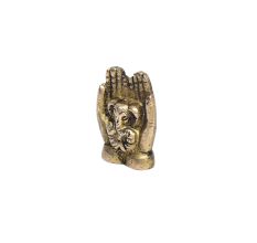 Brass Statue Of Ganesha in Hands Statue 