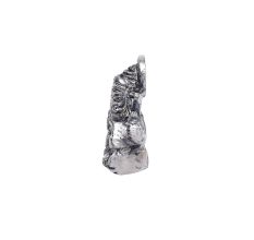 Silver Brass Ganesha Mini Statue
