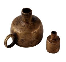 Handmade Primitive Brass Oil Lamp