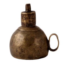Brass Kerosene Oil Lamp in Antique Finish