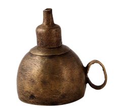 Elegant Brown Finish Kerosene Oil Lamp