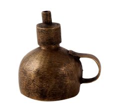 Antique Brown Brass Kerosene Oil Lamp
