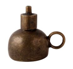 Handmade Oil Lamp in Antique Finish