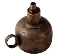 Vintage Kerosene Lamp in Brown Coating