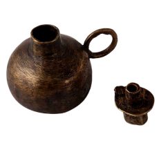 Elegant Black Oil Lamp for Home Decoration