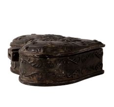 Brass Trinket Box in Heart Shape