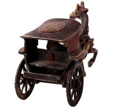 Buy Handcrafted brass statues Of Tonga Or Horse Cart