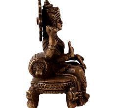 Brass Small Goddess Lakshmi Statue