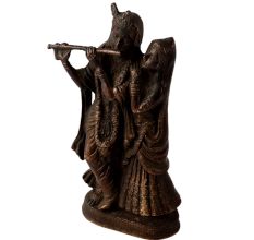 Handmade Brass Radha Krishna Statue