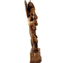 Brass Lord Krishna Statue in Golden Antique Finish