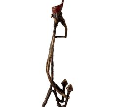 Incredible Brass Ganesha Statue in Tribal Art