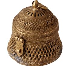 Vintage Brass Jewelry Box for Decoration