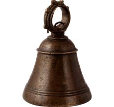 Antique Brass Temple Bell for Home Decor