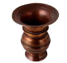 Hammered Brass Plant Pot or Phooldan
