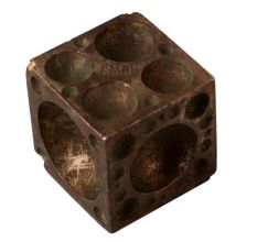 Brass Dice Shaped Jewellery Making Moulds