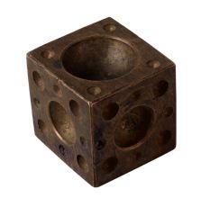 Old Brass Mould Making Jewellery In Black Finish