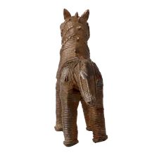 Small Tribal Art Horse Statue for Decor