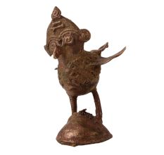 Handcrafted Brass Garuda Statue in Tribal Art