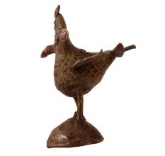 Handcrafted Brass Garuda Statue in Tribal Art