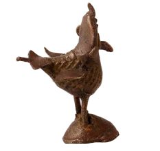 Handcrafted Brass Garuda Statue in Tribal Art