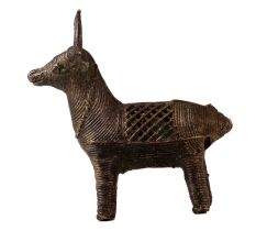 Handmade Small Deer Statue in Tribal Art