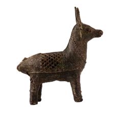 Handmade Small Deer Statue in Tribal Art