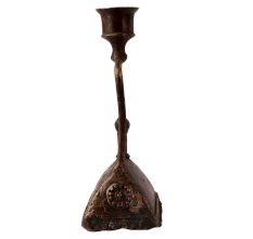 Handmade Brass Duck Candle Stand in Folk Art