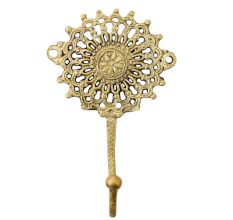 Single BrassÂ Sunflower Wall Hook