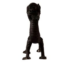 Elegant Black Dragon Statue in Chinese Art