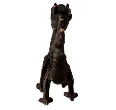 Elegant Black Dragon Statue in Chinese Art