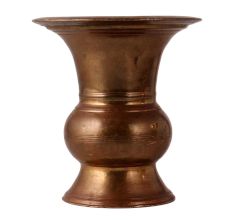 Vintage Brass Flower Pot in South Indian Art