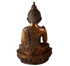 Brass Meditating Buddha Statue