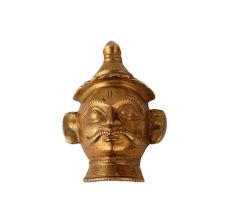 Buy Muniswaran God Shiva Statue Brass Shiv Mukhalinga