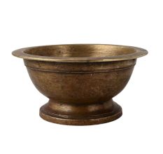 Brass Bowl Serving Pedestal Cup