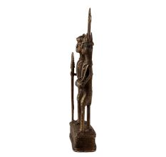 Brass Showpiece Of Dhokra Art Tribal Couple