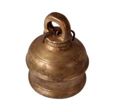 Vintage Brass Hanging Temple Bell
