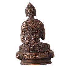 Brass Buddha Statue in Nepalese Art
