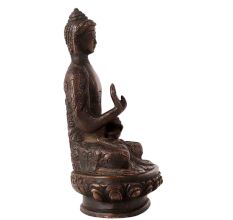 Brass Buddha Statue in Nepalese Art