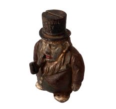 Brass Transvaal Money Box Human Sculpture