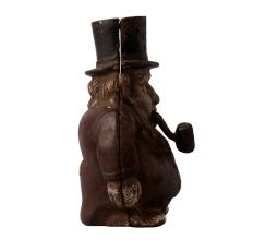 Brass Transvaal Money Box Human Sculpture