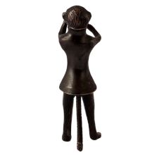 Monkey Musician Statue Art