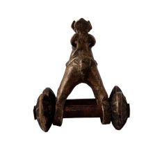 Brass Horse Temple Toy with a Rider
