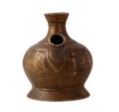 Old Mughal Hookahs Brass Pot