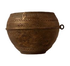 Indian Brass Rice Measurement Bowl