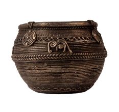 Indian Brass Rice Measurement Bowl for Decor