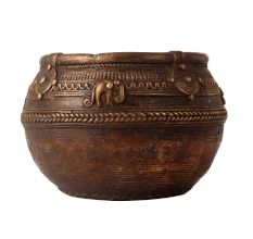 Vintage Brass Mana Bowl for Home Decor