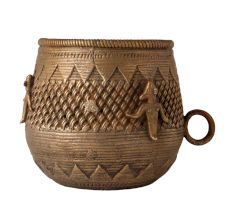 Vintage Brown Rice Measurement or Mana Bowl