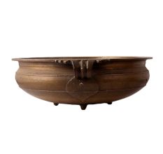 South Indian Traditional Brass Urli for Decor